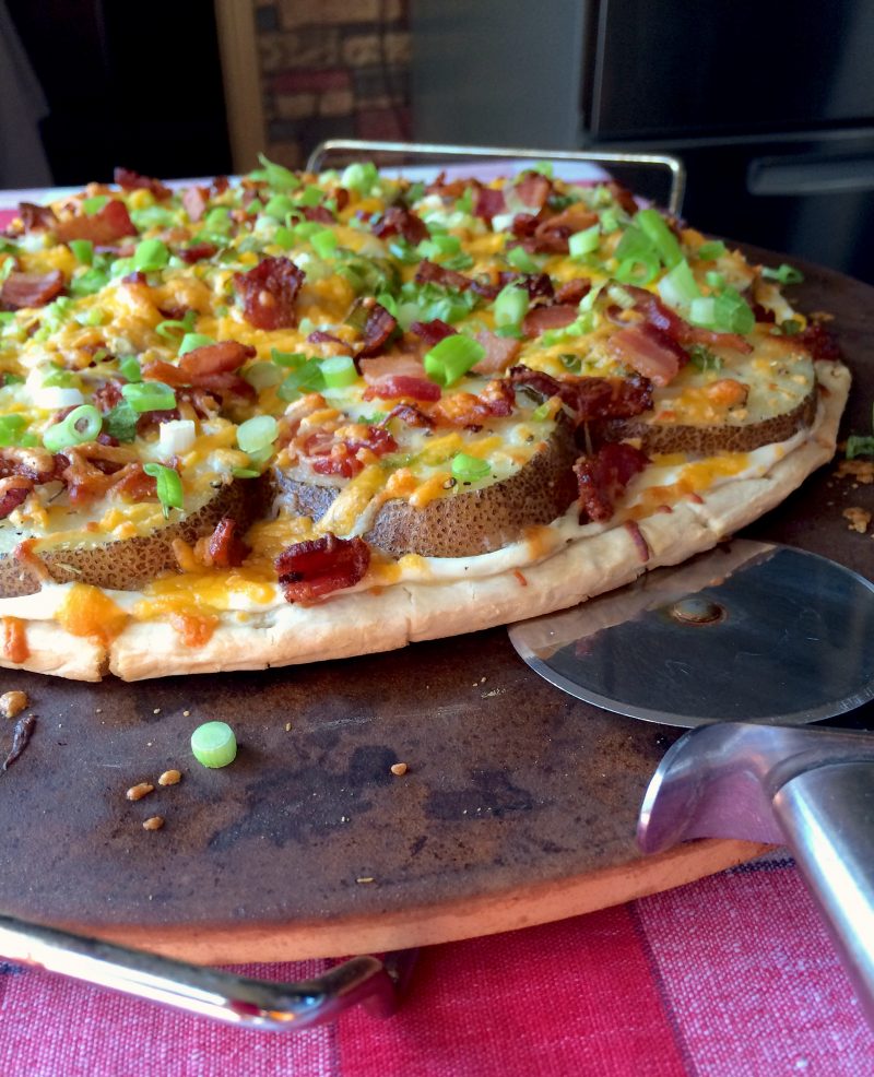 Potato Skin Pizza What the Forks for Dinner?