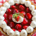 Pretzel Crust Strawberry Pie