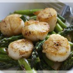 Asparagus and Scallops