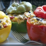Mexican Meatless Stuffed Peppers
