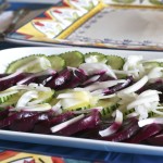 Beet Cucumber Onion Salad