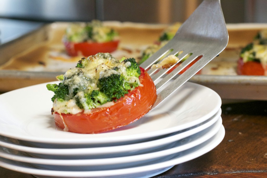 Broccoli Tomato Stacks