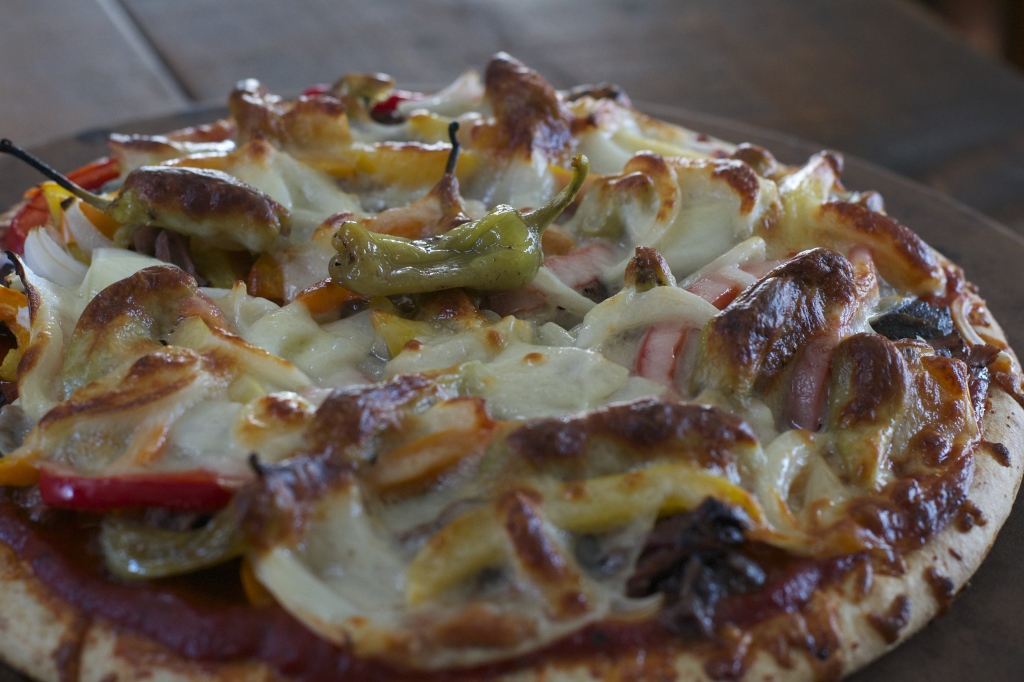 Italian Beef and Pepper Pizza