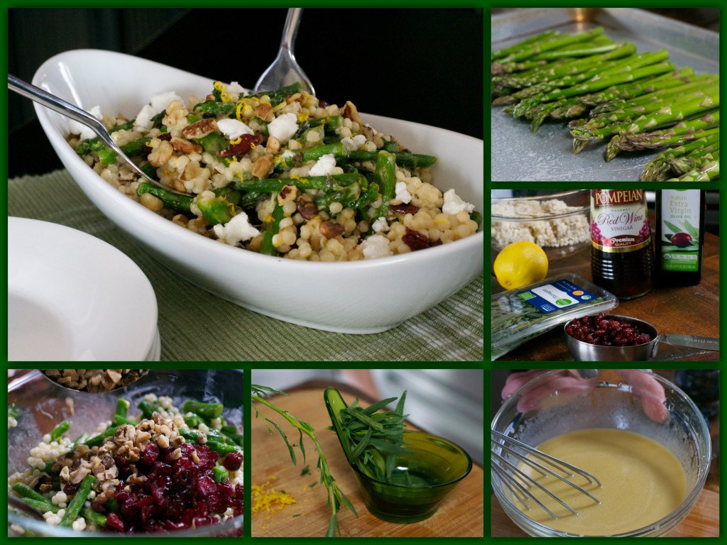 Spring Asparagus Salad Collage