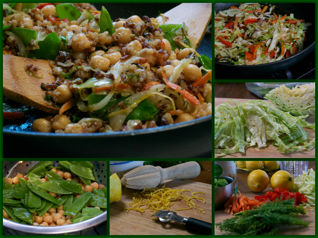 Toasted Quinoa Salad Collage