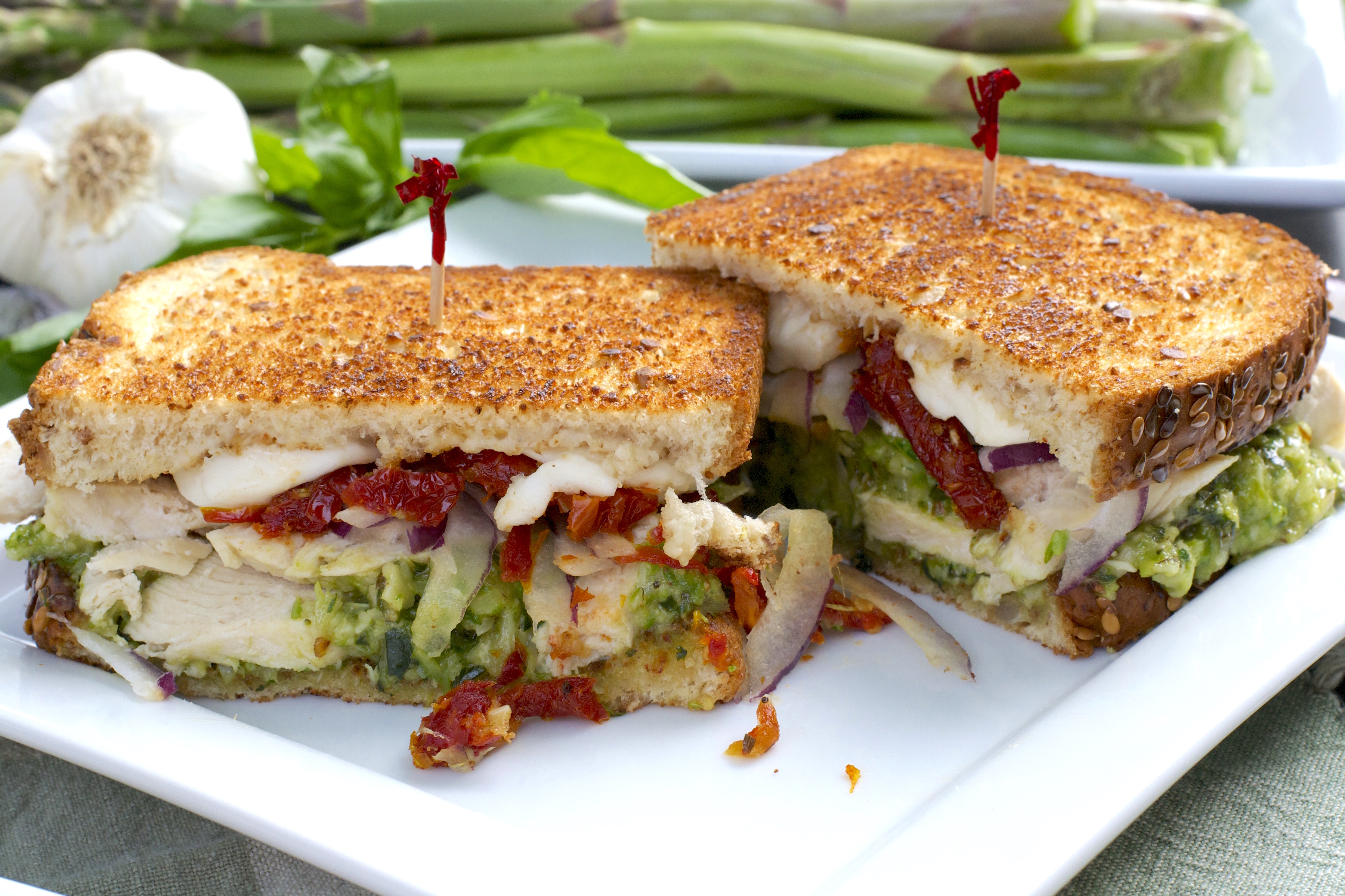 Asparagus Pesto Chicken Sandwich What The Forks For Dinner,Bloody Mary Mix