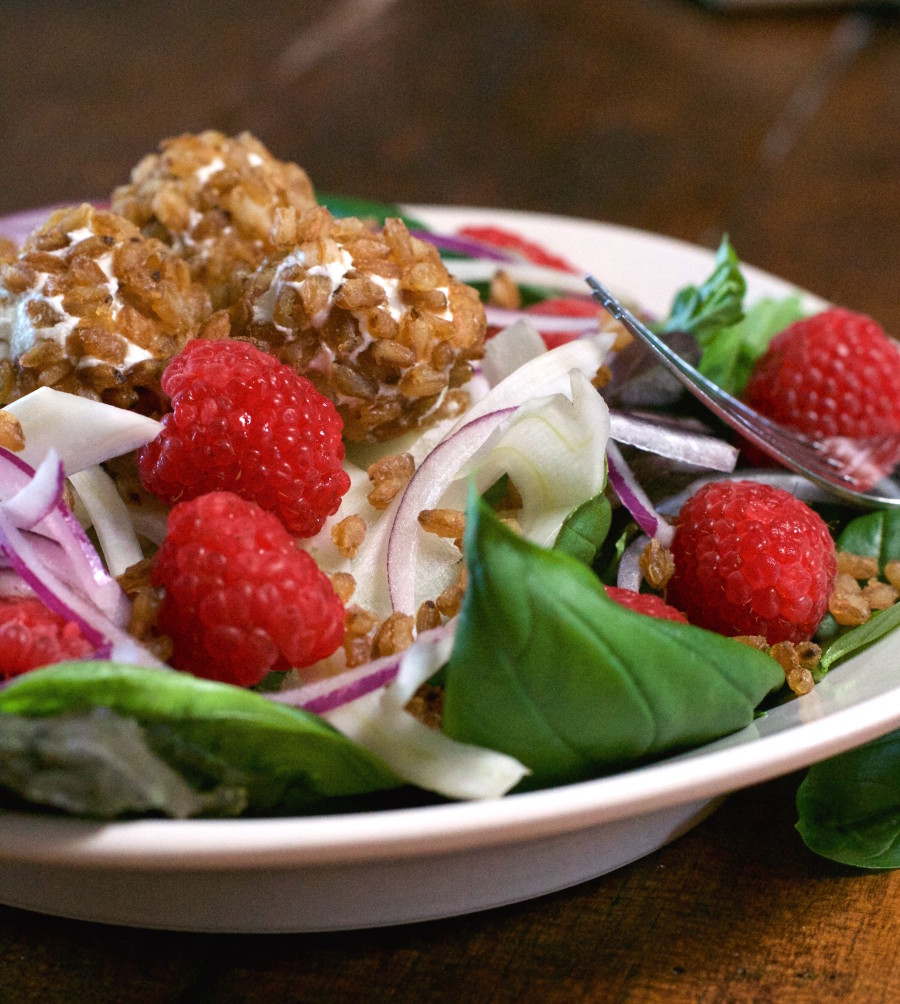 Cheese Ball Basil Salad What the Forks for Dinner?