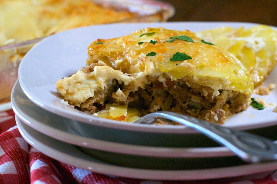 Scalloped Meatloaf Casserole What the Forks for Dinner?