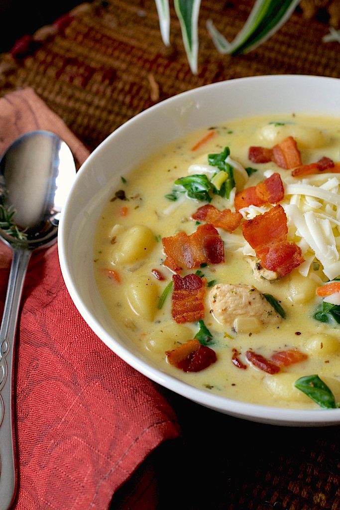 Chicken Gnocchi Soup - What the Forks for Dinner?