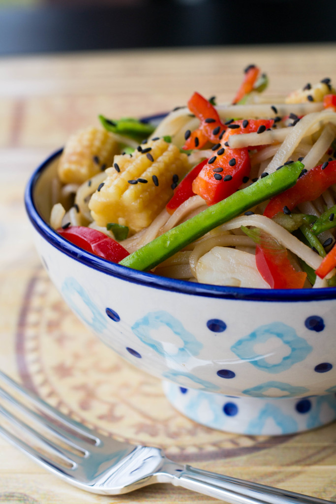Asian Veggie Noodle Bowl
