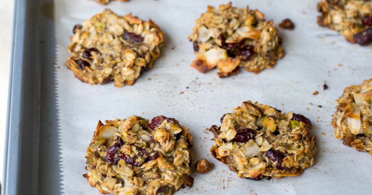 Cranberry Pistachio Breakfast Cookies - What the Forks for Dinner?