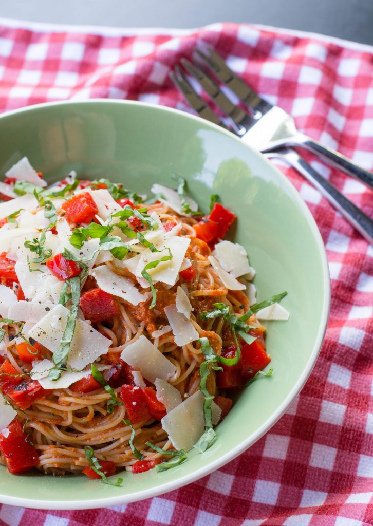 Roasted Red Pepper Pasta