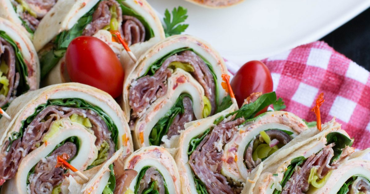 Antipasto Pinwheels What the Forks for Dinner?