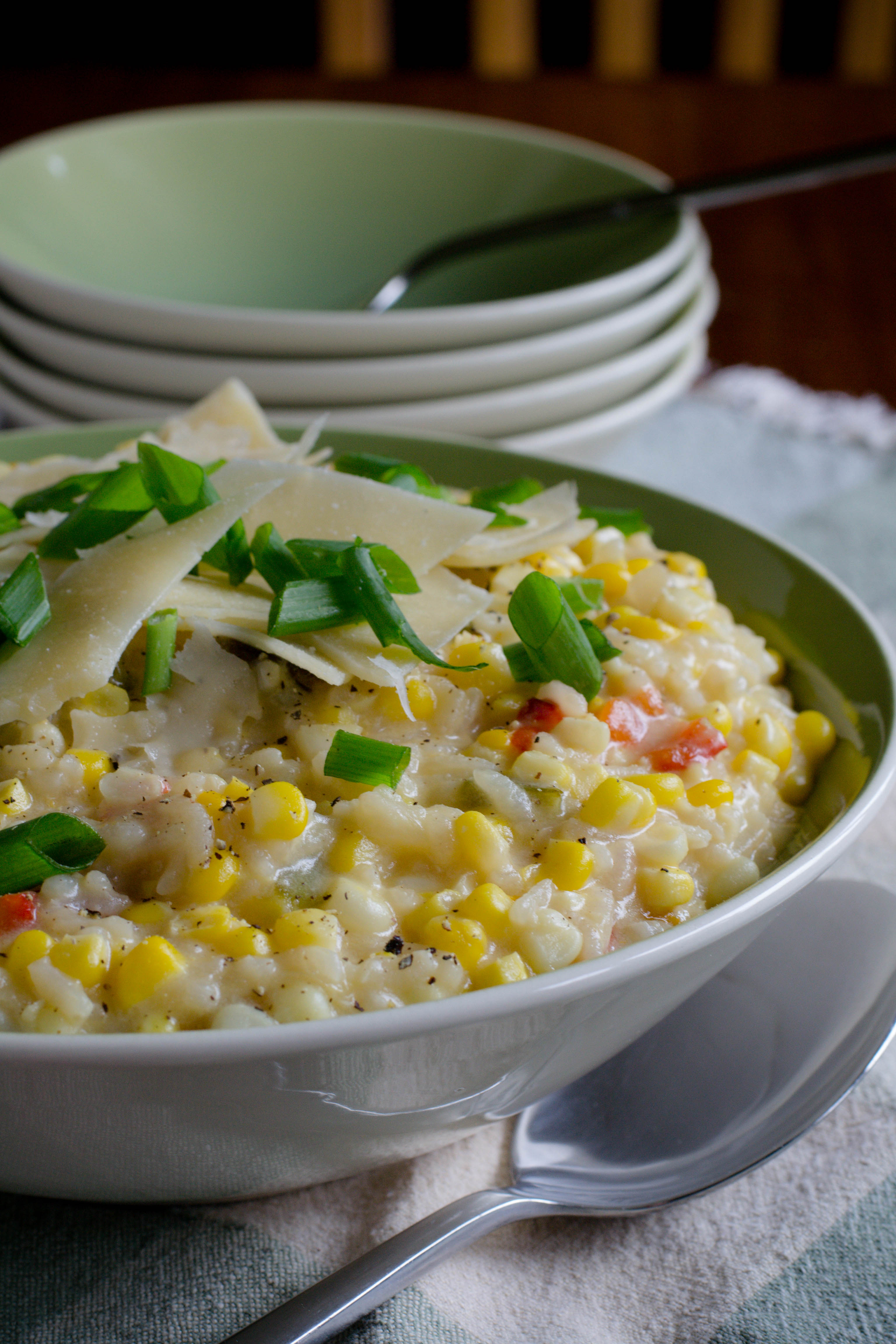 Creamy Sweet Corn Risotto - What the Forks for Dinner?