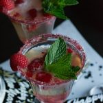 Sparkling Raspberry Kiss Mocktail