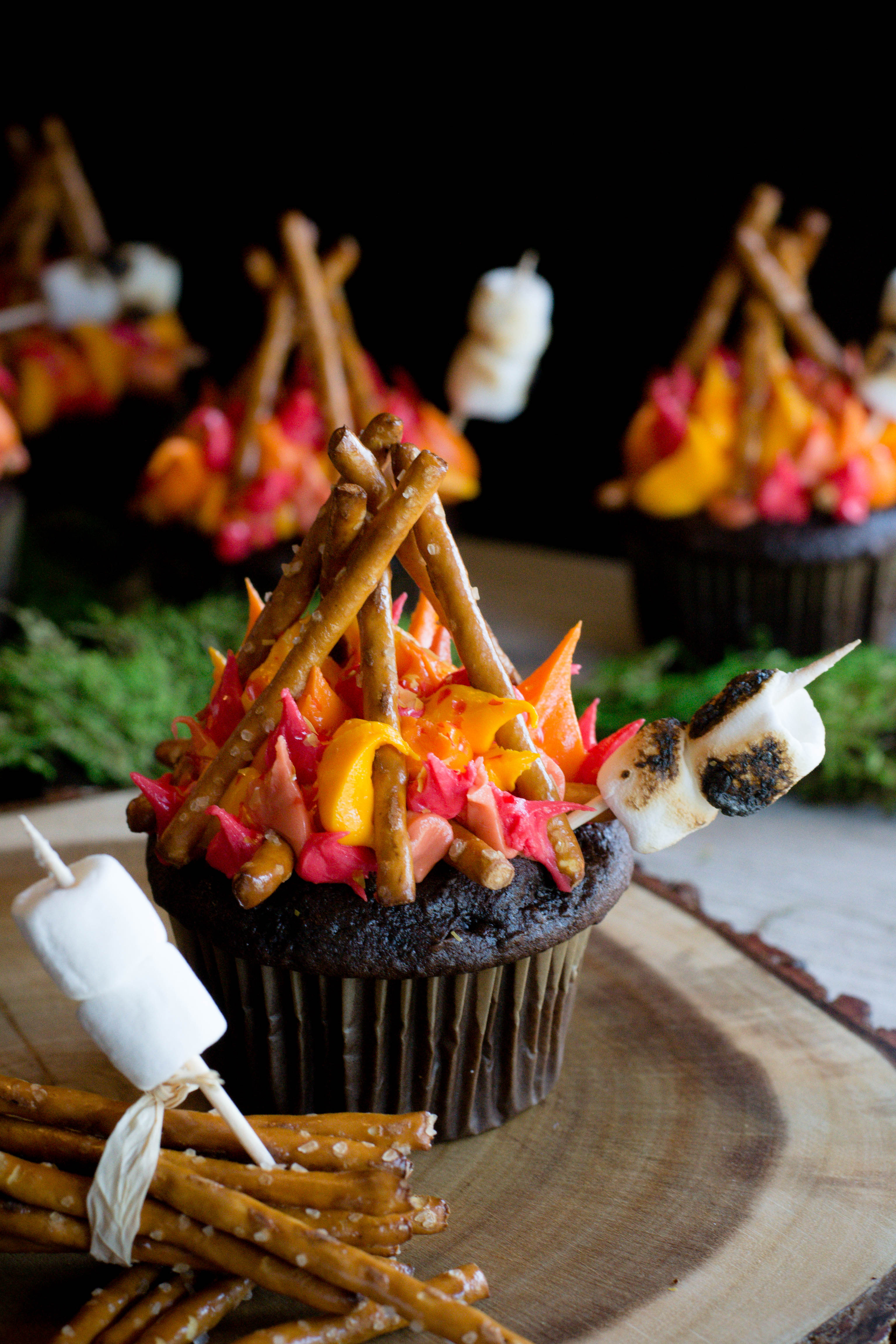 Campfire Cupcakes What the Forks for Dinner?