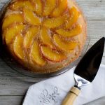 French Peach Cake