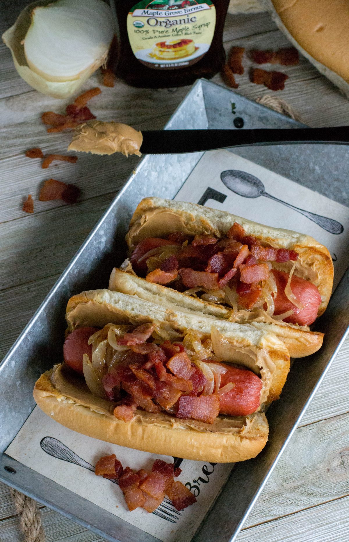 Peanut Butter Bacon Franks What the Forks for Dinner?