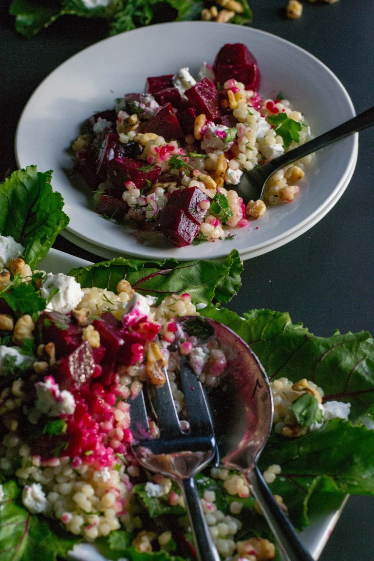 Roasted Beet Couscous Citrus Salad What the Forks for Dinner?