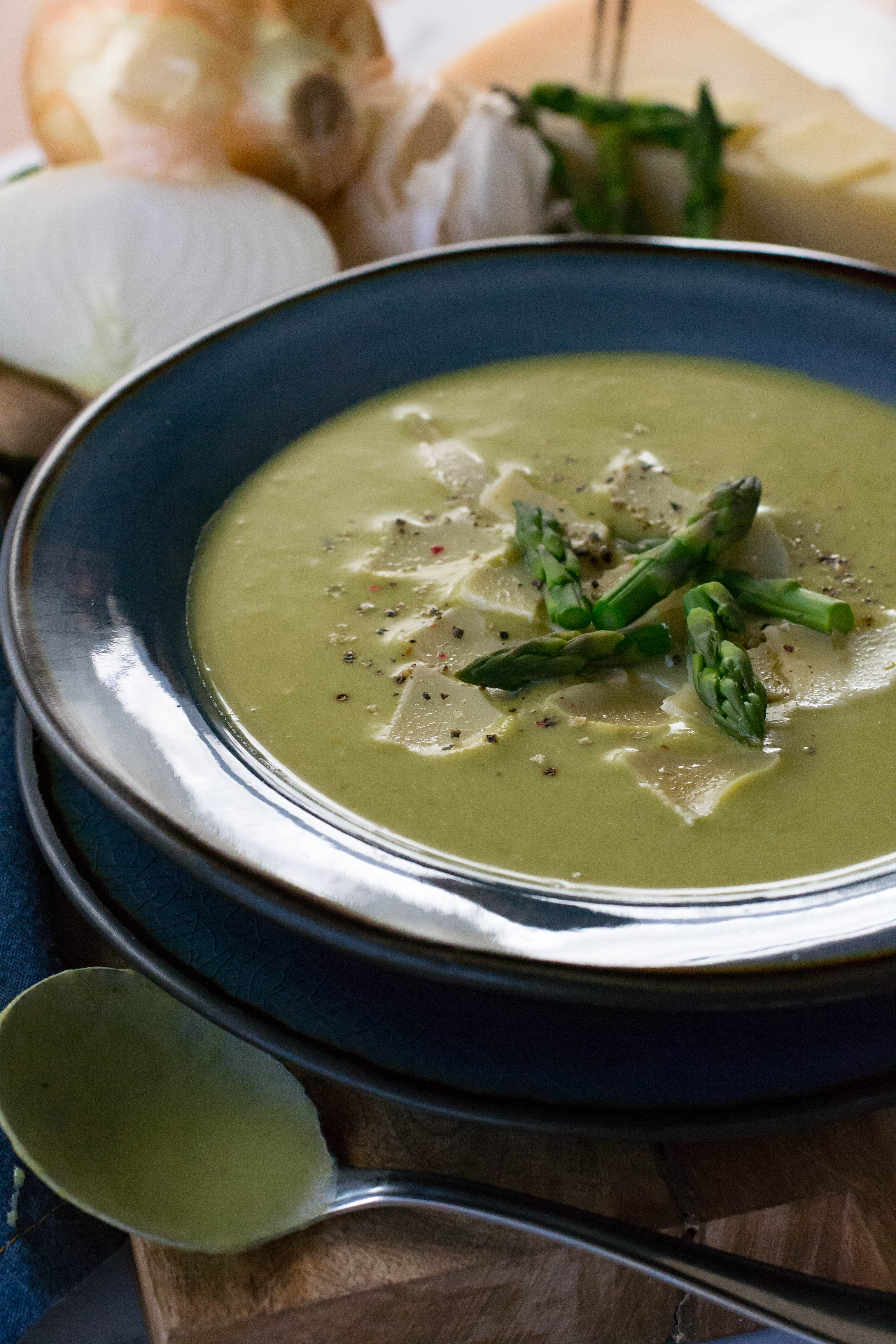 Creamy Asparagus Soup - What the Forks for Dinner?