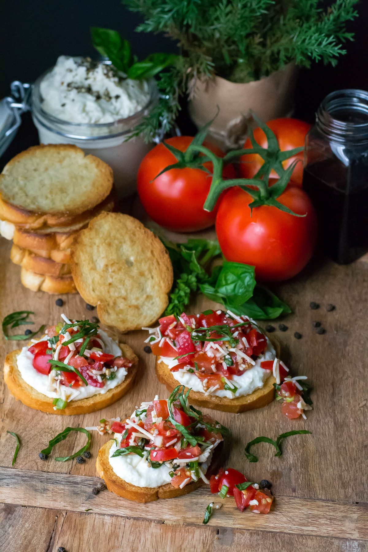 Cauliflower Spread Bruschetta What the Forks for Dinner?