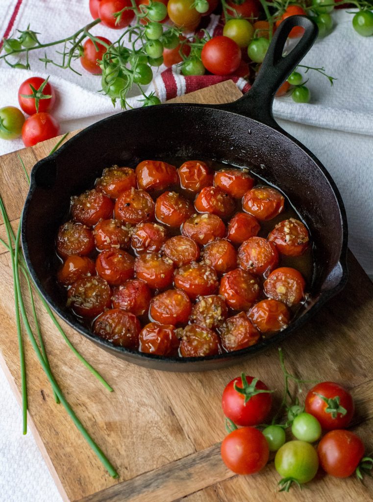Balsamic Honey Glazed Cherry Tomatoes