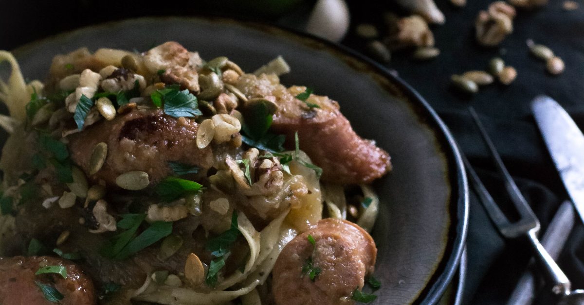 Instant Pot Apple Chicken Sausage - What the Forks for Dinner?
