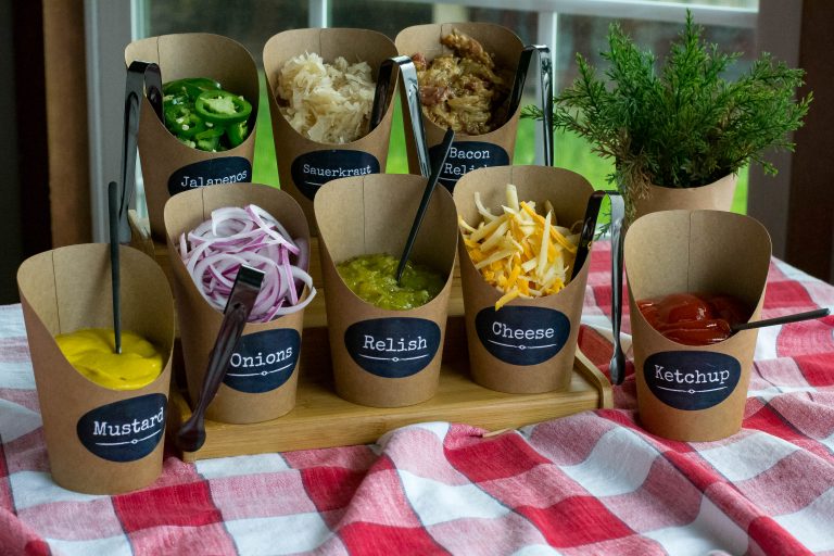 Party Condiment Bar What the Forks for Dinner?