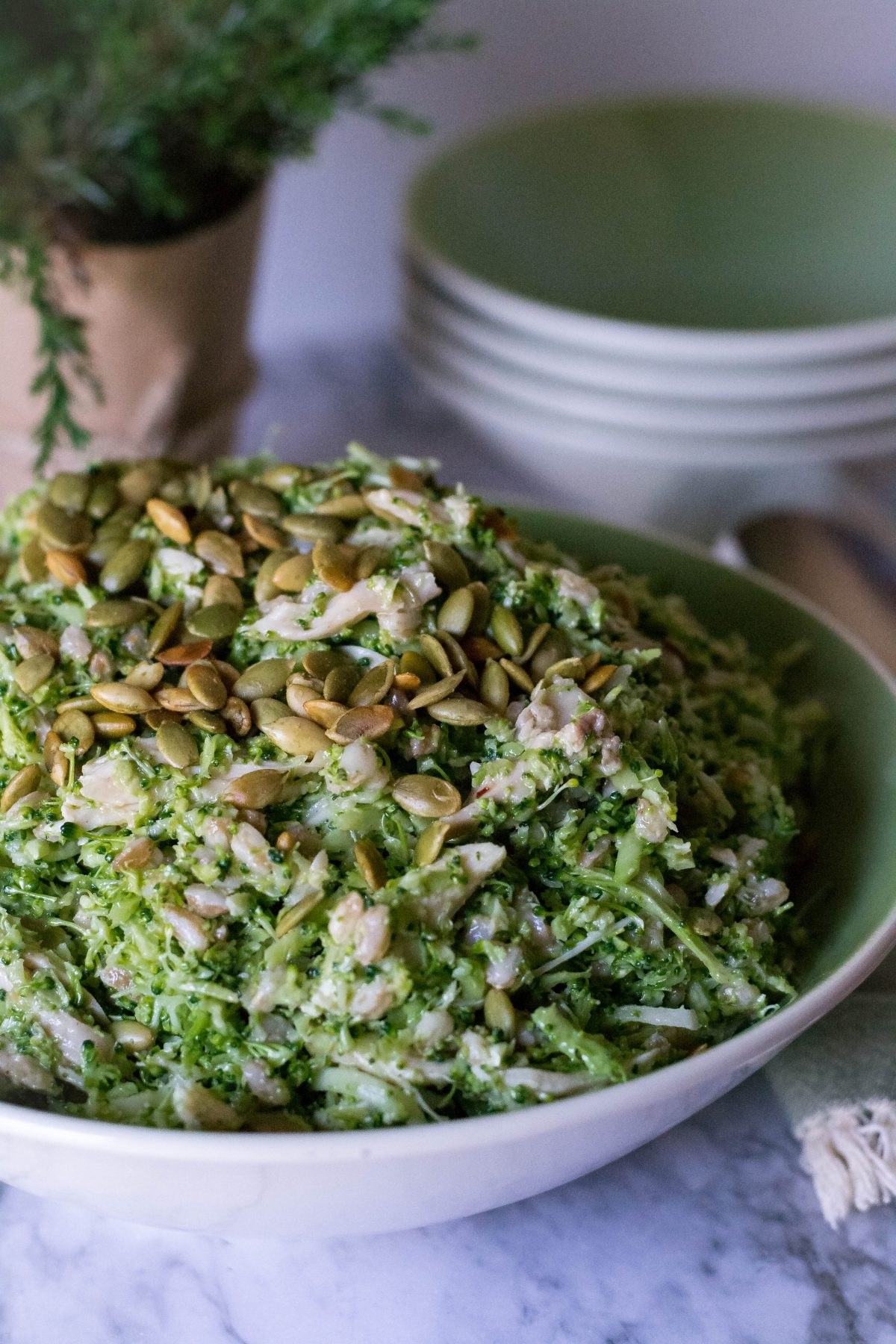 Chicken Broccoli Farro Salad What the Forks for Dinner?