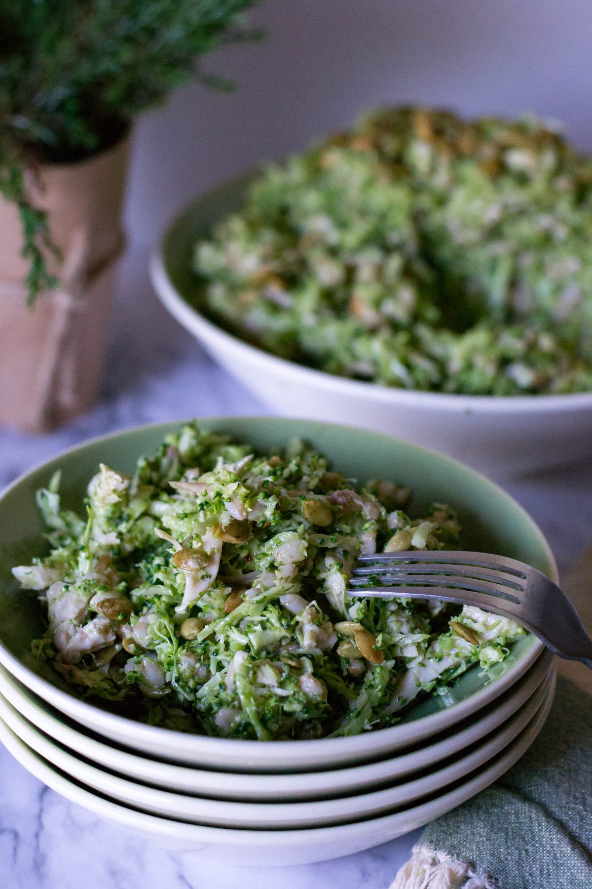 Chicken Broccoli Farro Salad What the Forks for Dinner?