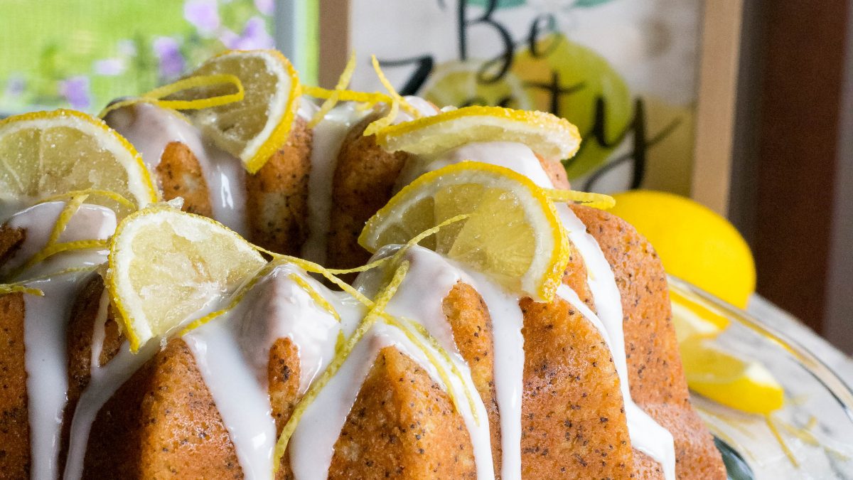 Lemon Poppy Seed Bundt Cake - Belle of the Kitchen