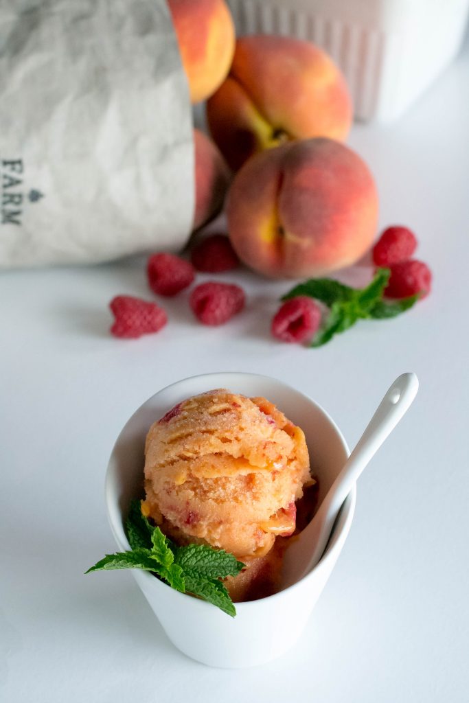 Raspberry Peach Sorbet