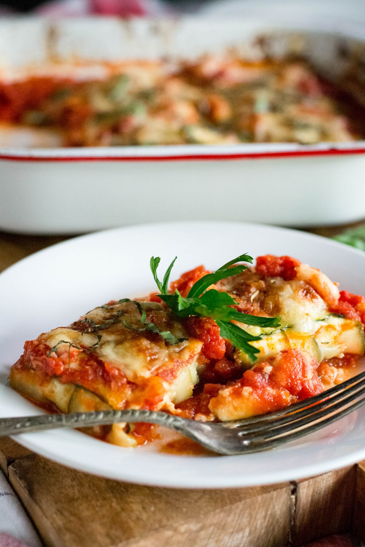 Baked Zucchini Ravioli - What the Forks for Dinner?