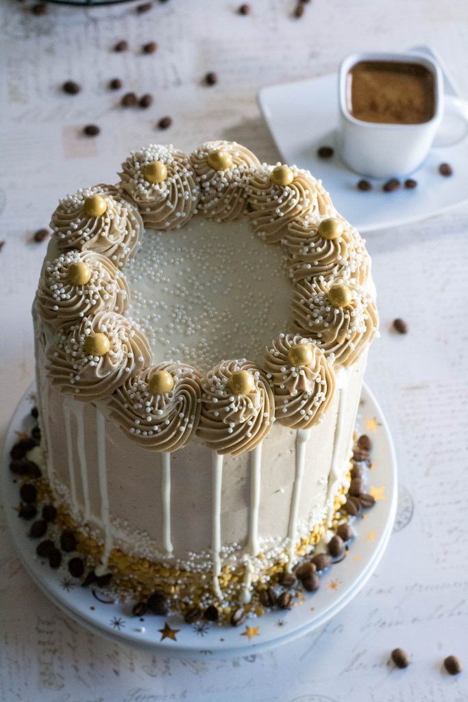 White Chocolate Espresso Cake