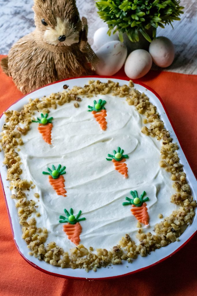 Carrot Walnut Pineapple Cake