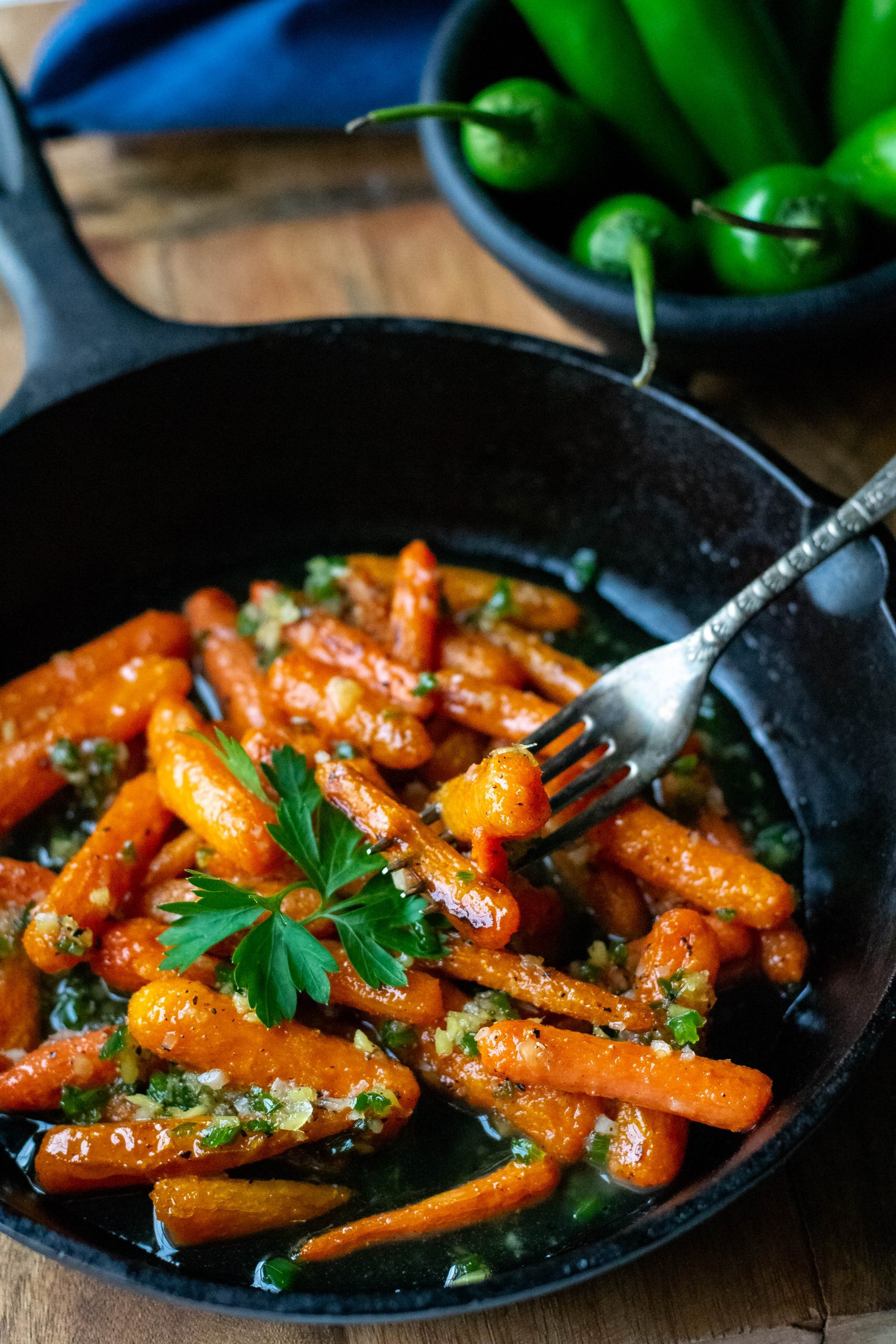 Roasted Honey Glazed Carrots What the Forks for Dinner?
