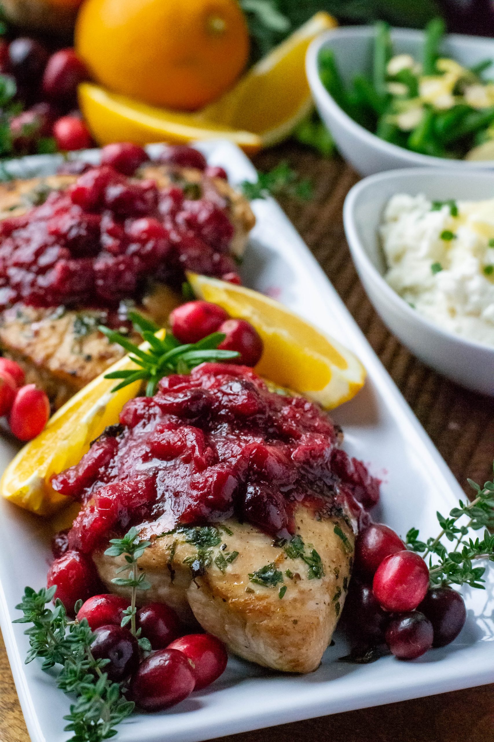 Turkey Tenderloin with Orange Maple Cranberry Sauce What the Forks for Dinner?