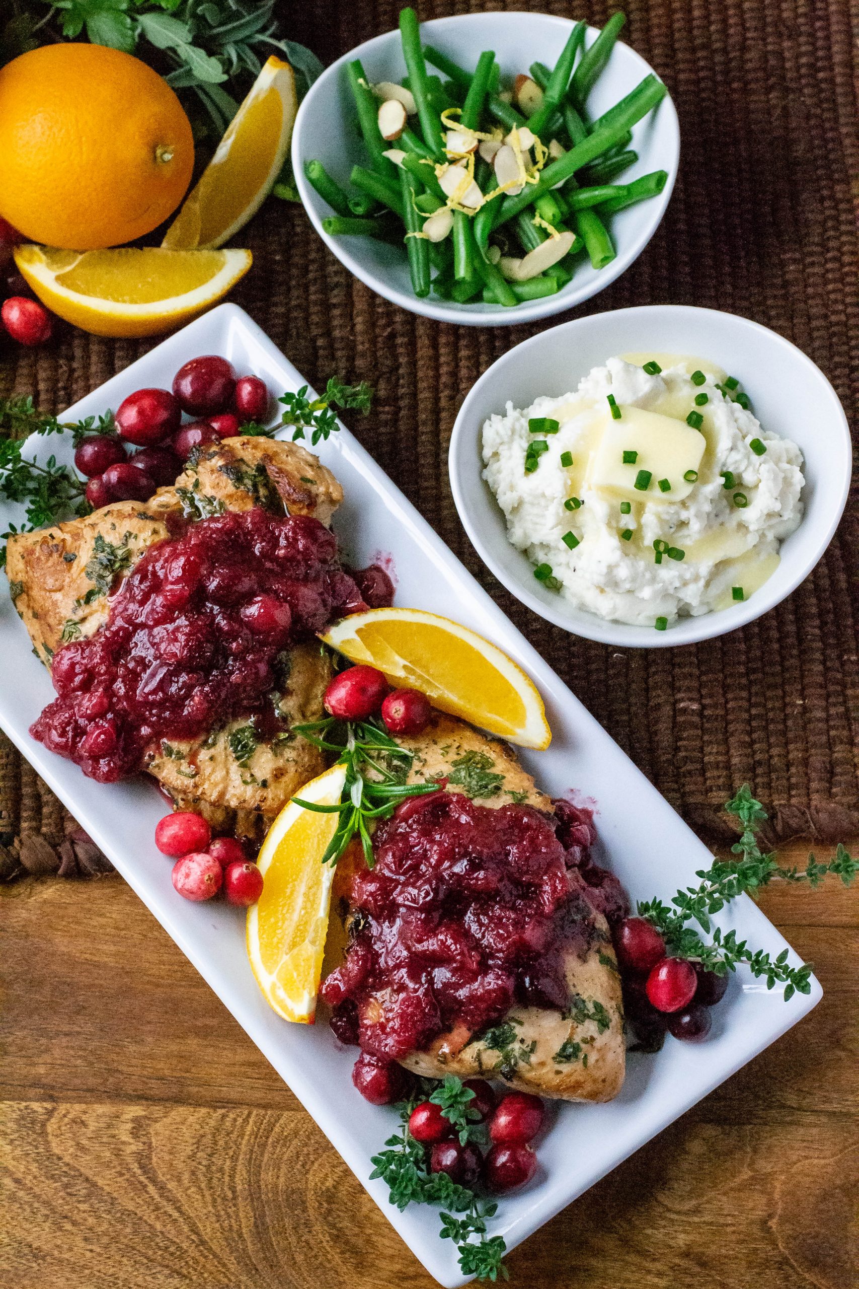 Turkey Tenderloin with Orange Maple Cranberry Sauce - What the Forks ...