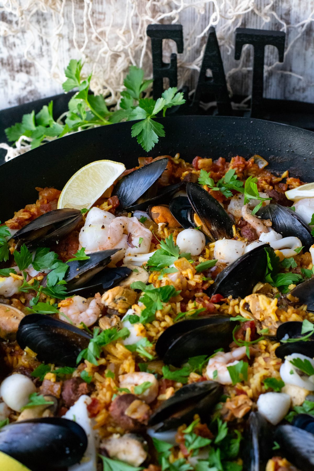 Easy Mixed Seafood Paella What the Forks for Dinner?